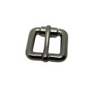 16 MM zamak pergős csat , fekete nikkel