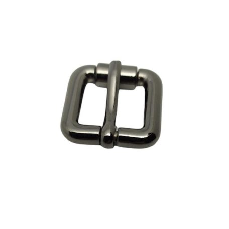 16 MM zamak pergős csat , fekete nikkel