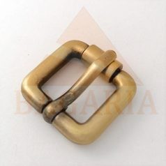 16 MM csat, zamak , selyem sárga antik