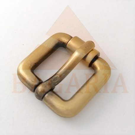 16 MM csat, zamak , selyem sárga antik
