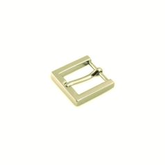 Lapos szögletes csat 20 MM , arany