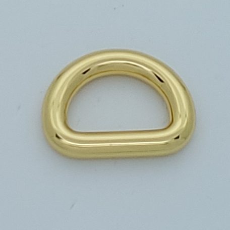 Vastag öntvény D karika 20 MM  arany