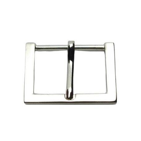 Lapos szögletes csat 30 MM nikkel