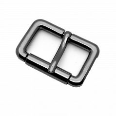 35 MM zamak pergős csat , fekete nikkel