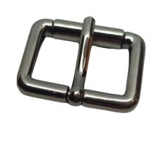30 MM zamak pergős csat , fekete nikkel