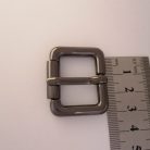 25 MM zamak pergős csat , fekete nikkel