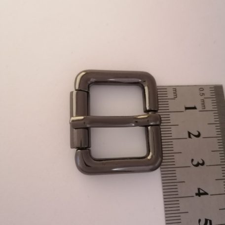 25 MM zamak pergős csat , fekete nikkel