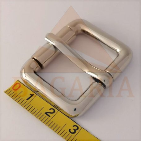25 MM zamak pergős csat , nikkel