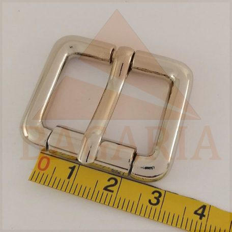 25 MM zamak pergős csat , nikkel