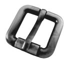 20 MM zamak pergős csat , fekete nikkel