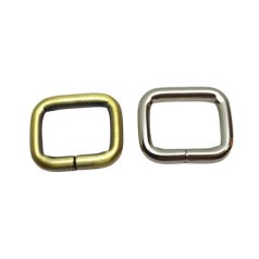   25 MM x 20 X 6 Fogótartó bújtató , vas , nyitott , szögletes , selyem antik