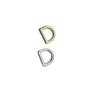 Lapos D karika zamak  10 MM x 8,5 x 2,5  arany