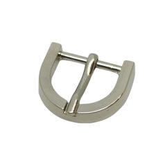 Lapos D alakú csat 20 MM nikkel