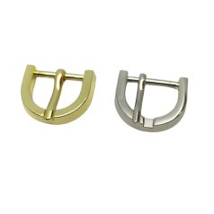 Lapos D alakú csat 20 MM nikkel