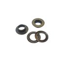 Ringli, vasalapú, sárga antik ,10 mm
