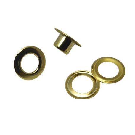Ringli , vasalapú , arany szinü , 12 mm