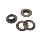 Ringli , vasalapú ,sárga antik , 14 mm