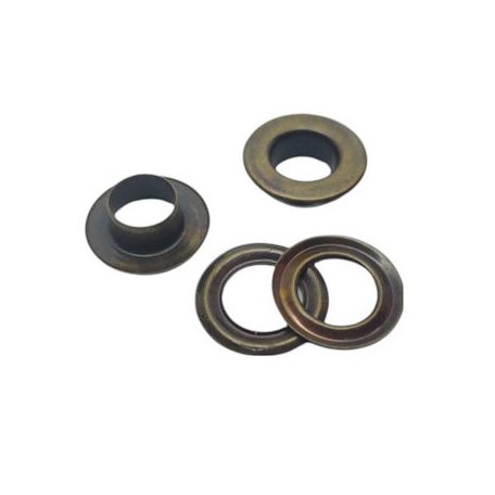 Ringli , vasalapú , sárga antik , 16 mm